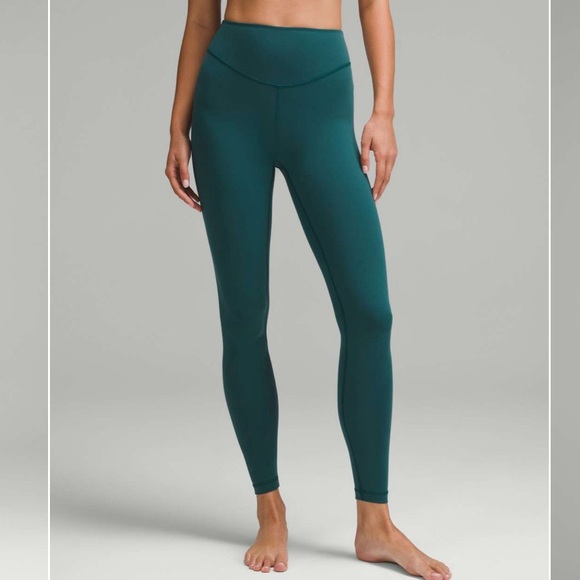 lululemon athletica Pants - Lululemon Storm Teal Wunder Under High-Rise Leggings
